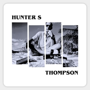 Hunter S Tompson Retro Sticker